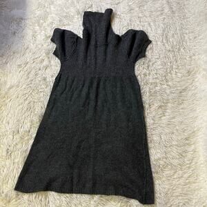 Sweater project Gray turtleneck Sweater short sleeve L